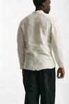 Camicia in lino beige men Transit uomo - 3
