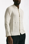 Camicia in lino beige men Transit uomo - 4