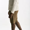 Bermuda in lino cammello men Transit uomo - 8