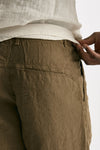 Bermuda in lino cammello men Transit uomo - 5