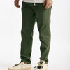 Pantalone in cotone stretch verde men White sand - 8