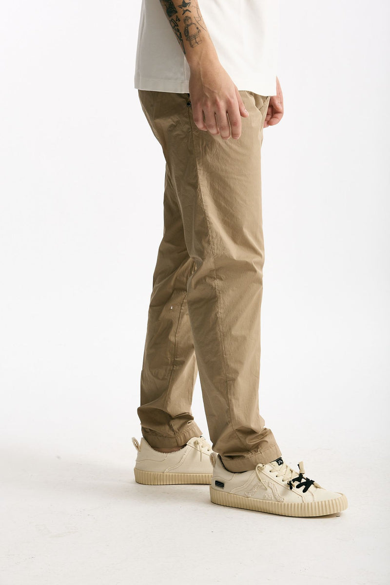 Pantalone in cotone stretch cammello men White sand - 3