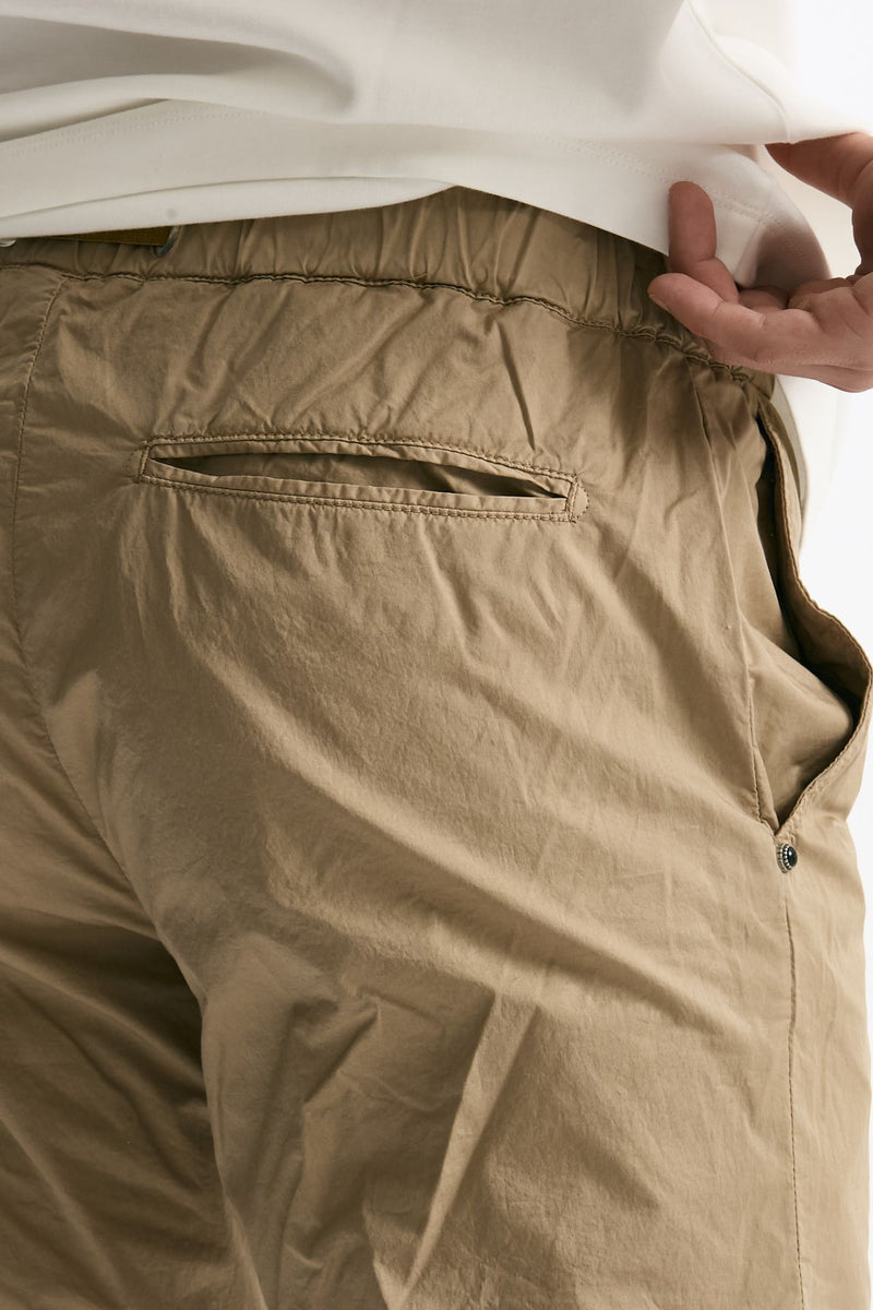 Pantalone in cotone stretch cammello men White sand - 7