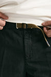 Pantalone in lyocell lino e cotone nero men White sand - 6