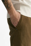 Pantalone in lyocell lino e cotone cammello men White sand - 5