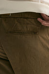 Pantalone in lyocell lino e cotone cammello men White sand - 7