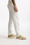 Pantalone in lyocell lino e cotone bianco men White sand - 2