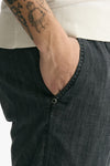 Pantalone in cotone fermo chambray grigio men White sand - 5