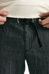 Pantalone in cotone fermo chambray grigio men White sand - 6