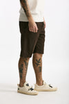 Bermuda in cotone e lino stretch marrone men White sand - 3