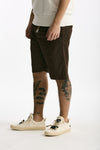 Bermuda in cotone e lino stretch marrone men White sand - 1