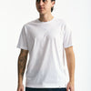 T-shirt in cotone e modale bianco men Woc - 6