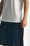 T-shirt in cotone e modale grigio men Woc - 5