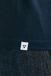 T-shirt in cotone e modale blu men Woc - 5