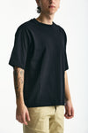 T-shirt in cotone nero men Woc - 3
