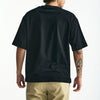 T-shirt in cotone nero men Woc - 6