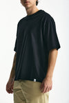 T-shirt in cotone nero men Woc - 4