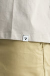 T-shirt in cotone grigio perla men Woc - 6