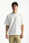 T-shirt in cotone bianco men Woc - 1