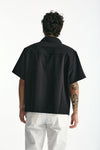 Camicia mezza manica marrone men Woc - 3