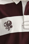 Polo in cotone Rigato bianco e bordeaux men Woc - 5