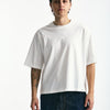 T-shirt in cotone bianco men Woc - 7