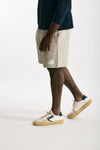 Bermuda felpa in cotone beige men Woc - 1