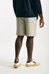 Bermuda felpa in cotone beige men Woc - 3