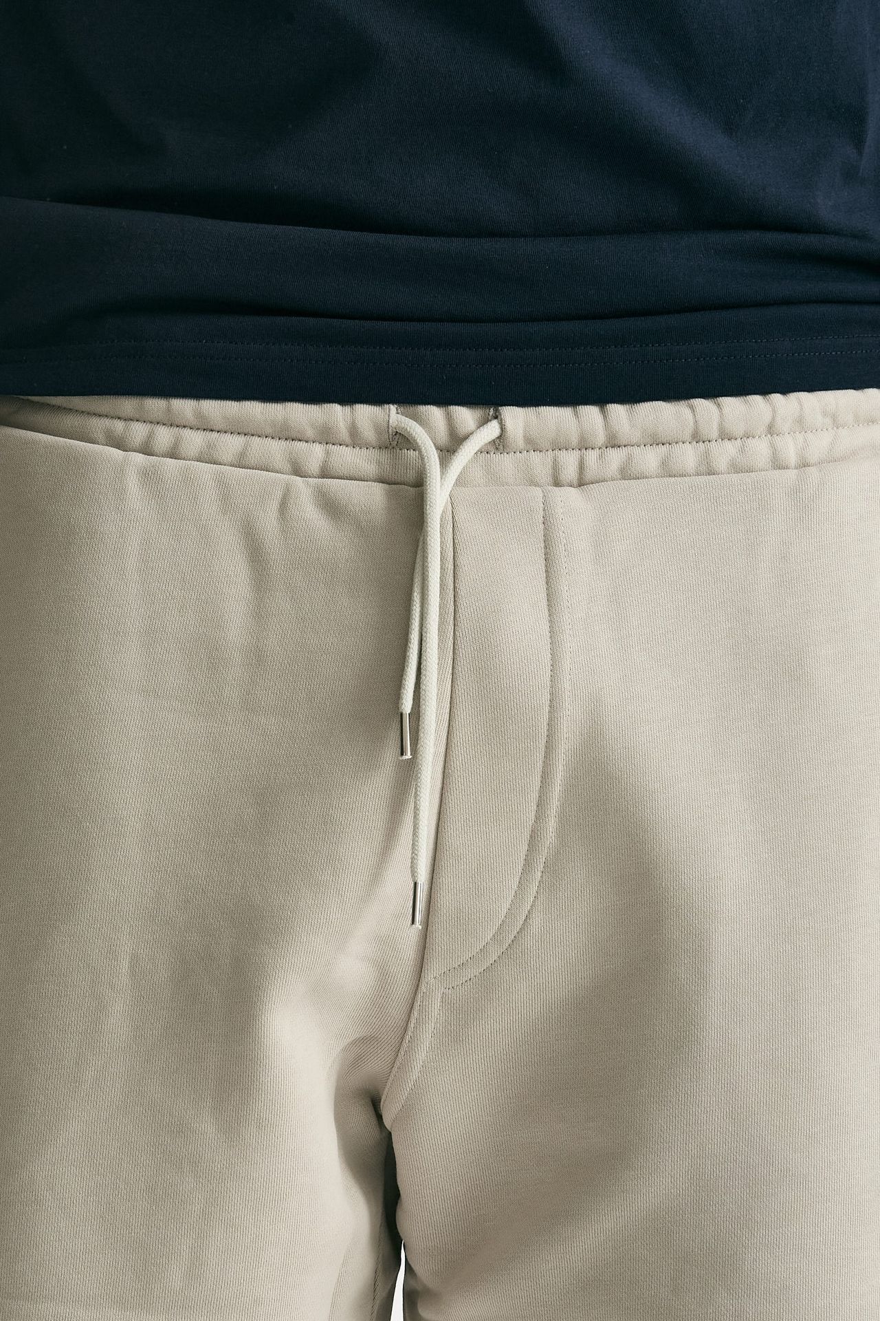 Bermuda felpa in cotone beige men Woc - 5