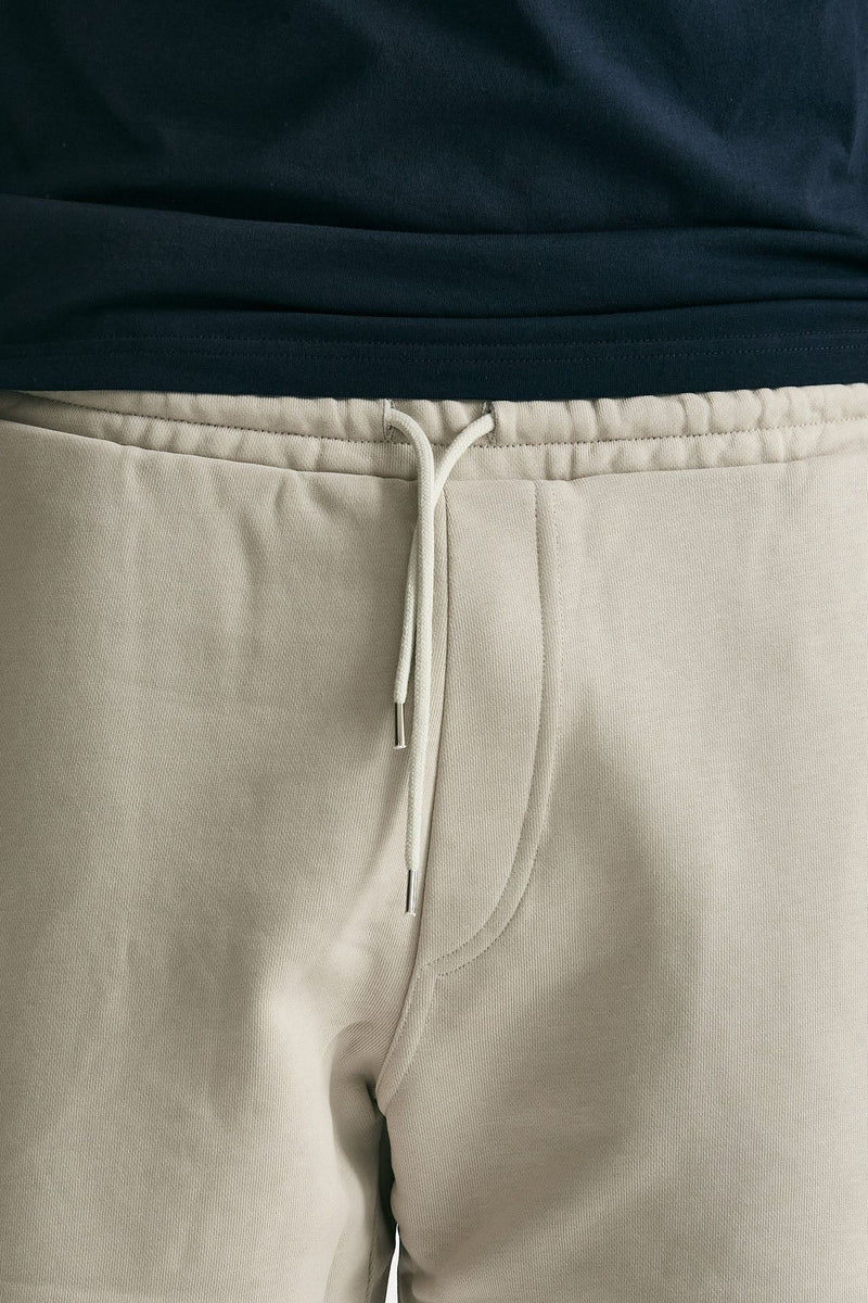 Bermuda felpa in cotone beige men Woc - 5