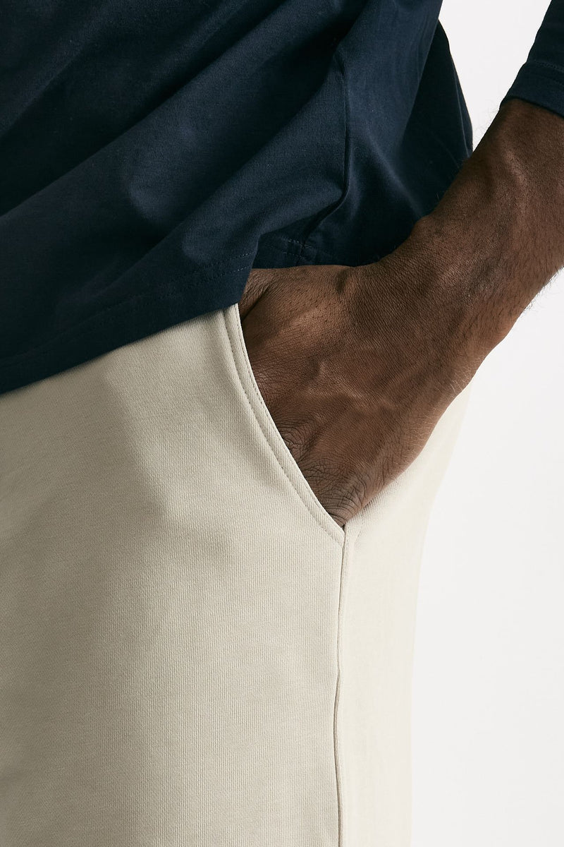 Bermuda felpa in cotone beige men Woc - 7