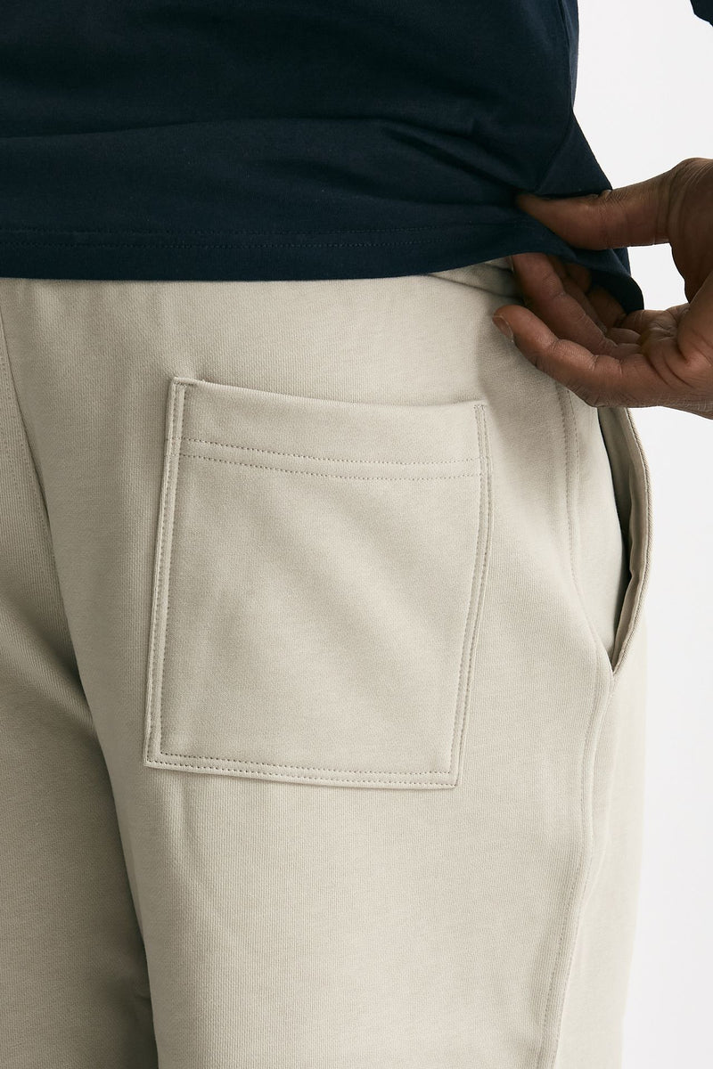 Bermuda felpa in cotone beige men Woc - 8