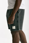 Bermuda felpa in cotone grigio men Woc - 1
