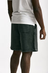 Bermuda felpa in cotone grigio men Woc - 3