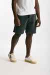 Bermuda felpa in cotone grigio men Woc - 4