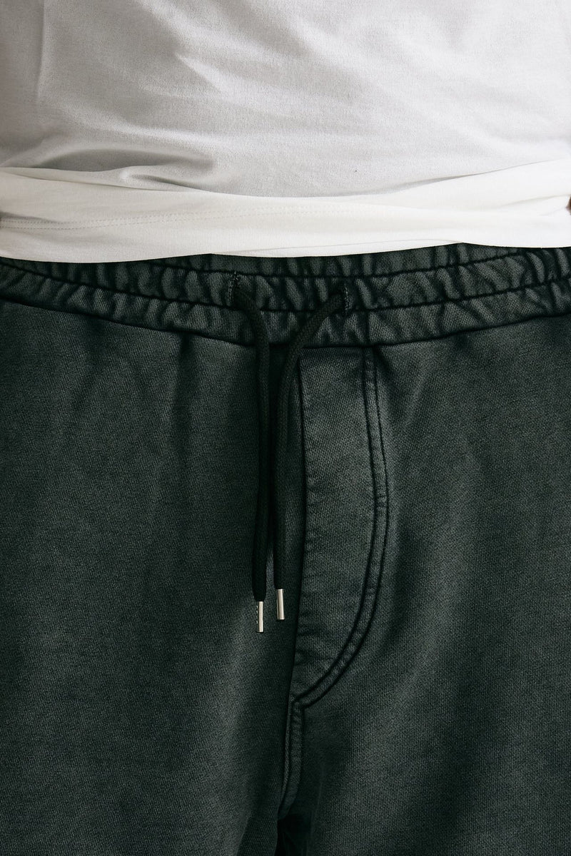 Bermuda felpa in cotone grigio men Woc - 5