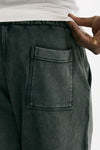Bermuda felpa in cotone grigio men Woc - 8