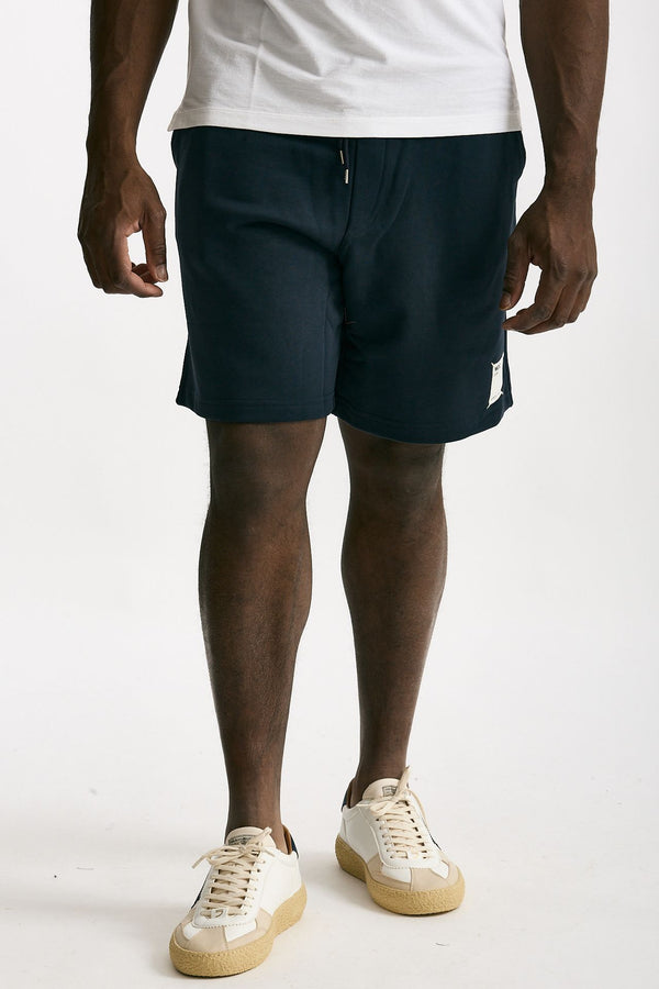 Bermuda felpa in cotone blu men Woc