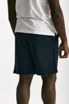 Bermuda felpa in cotone blu men Woc - 3
