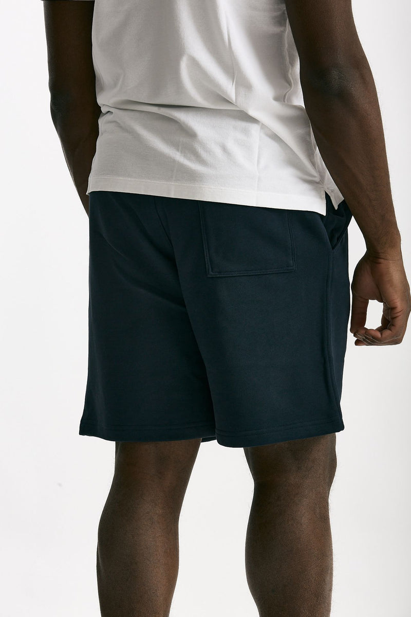 Bermuda felpa in cotone blu men Woc - 3