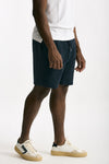 Bermuda felpa in cotone blu men Woc - 4