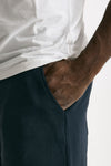 Bermuda felpa in cotone blu men Woc - 6