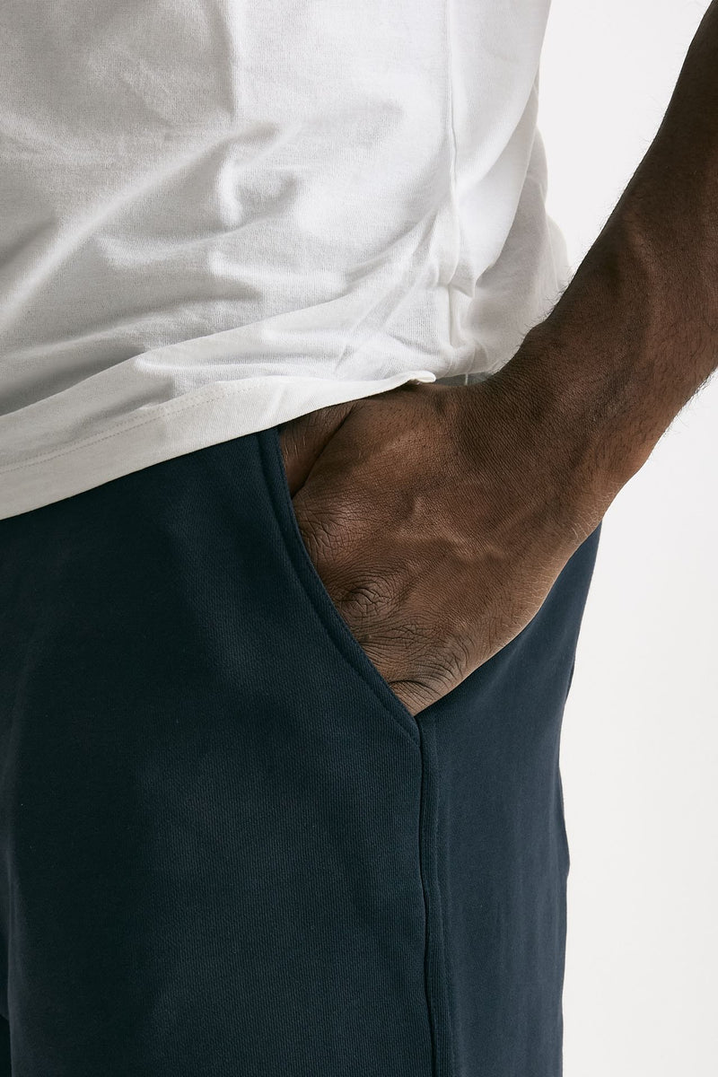 Bermuda felpa in cotone blu men Woc - 6