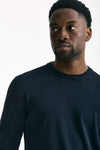 Maglia girocollo in cotone blu men Zanone - 6