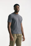 T shirt Icecotton in cotone grigio men Zanone - 4