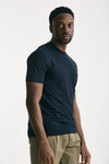T shirt Icecotton in cotone blu men Zanone - 4