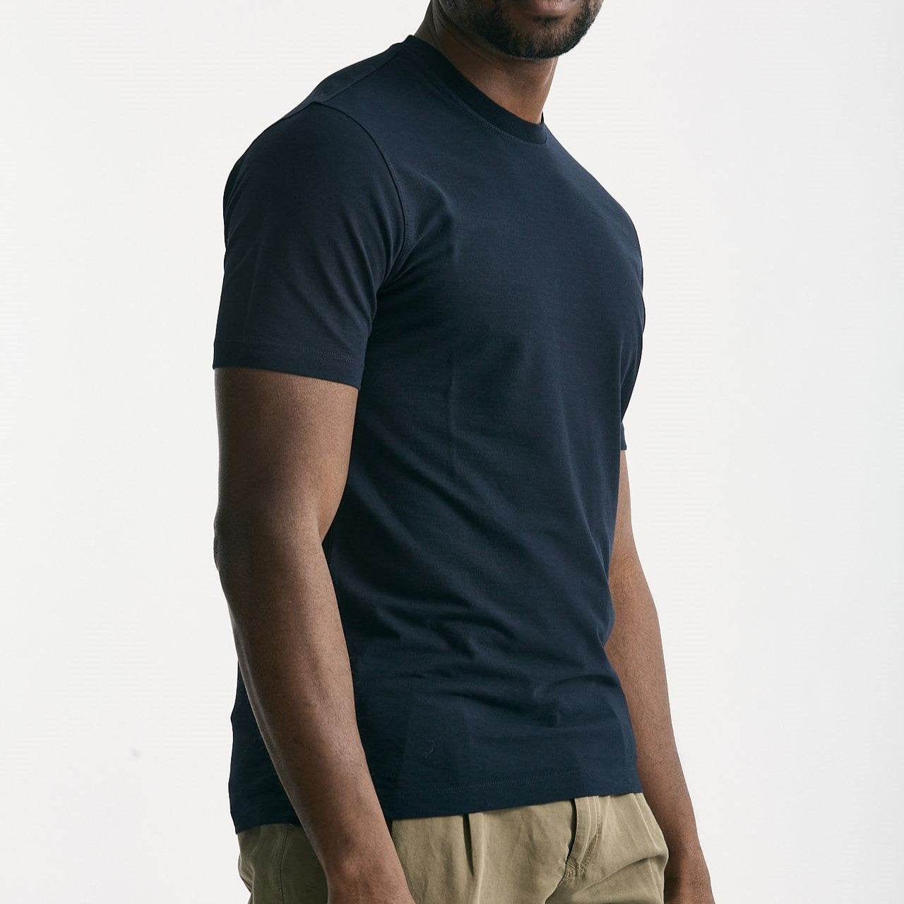 T shirt Icecotton in cotone blu men Zanone - 6