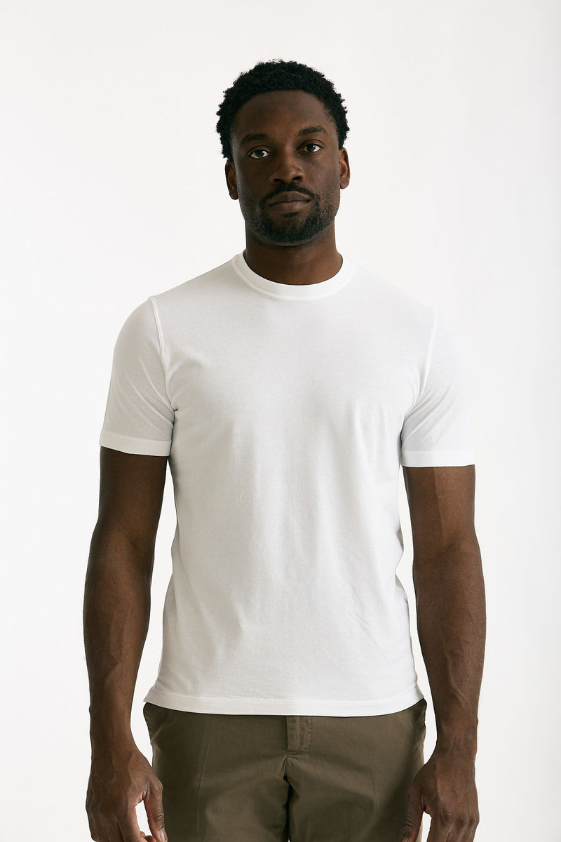 T shirt in cotone bianco Icecotton men Zanone - 2