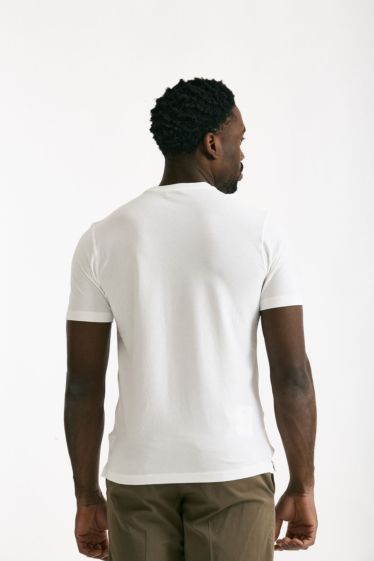 T shirt in cotone bianco Icecotton men Zanone - 1