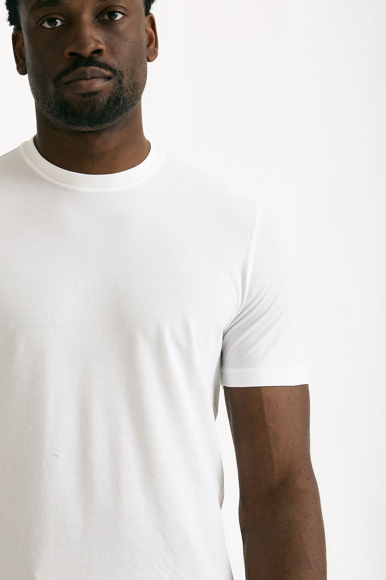 T shirt in cotone bianco Icecotton men Zanone - 5